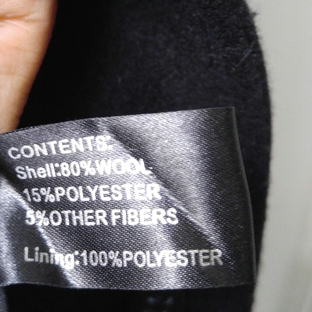 ❌SOLD❌Gallery Black Wool Coat - Picture 8 of 9